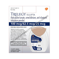 Trelegy Ellipta 100 mcg/62.5 mcg/25 mcg